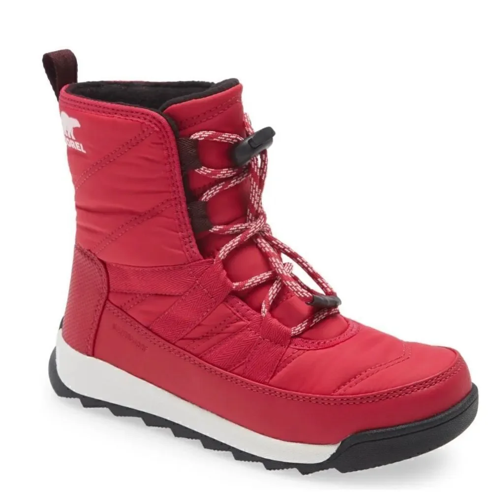 SOREL Whitney II Short Waterproof Insulated Boot,‎ Toddler Size 12, Red, NWT